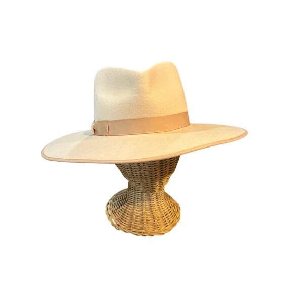 Lack of Color Cream Hat Medium Australian Wool  Western Boho Coastal Cowgirl